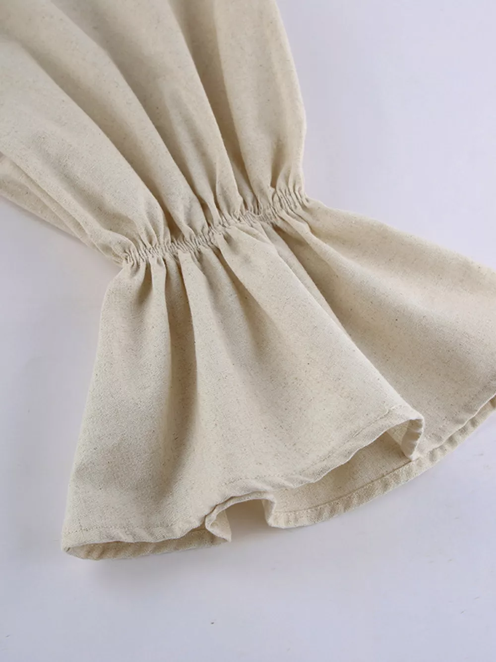 Tie Neck Flounce Sleeve Maxi Dress, image 9