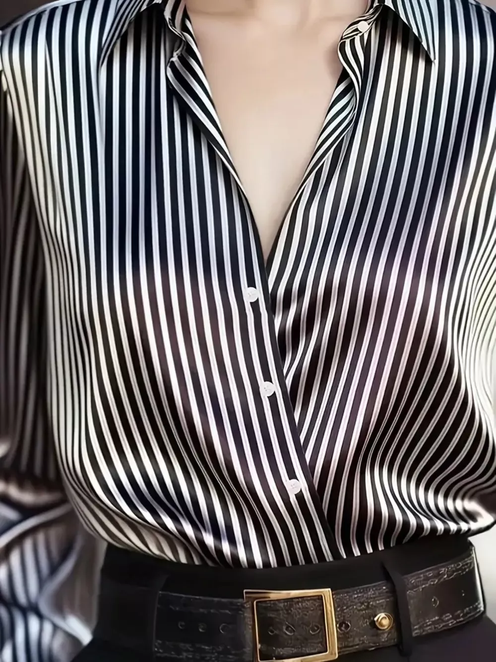 Striped Long Sleeve Shirt, image 3
