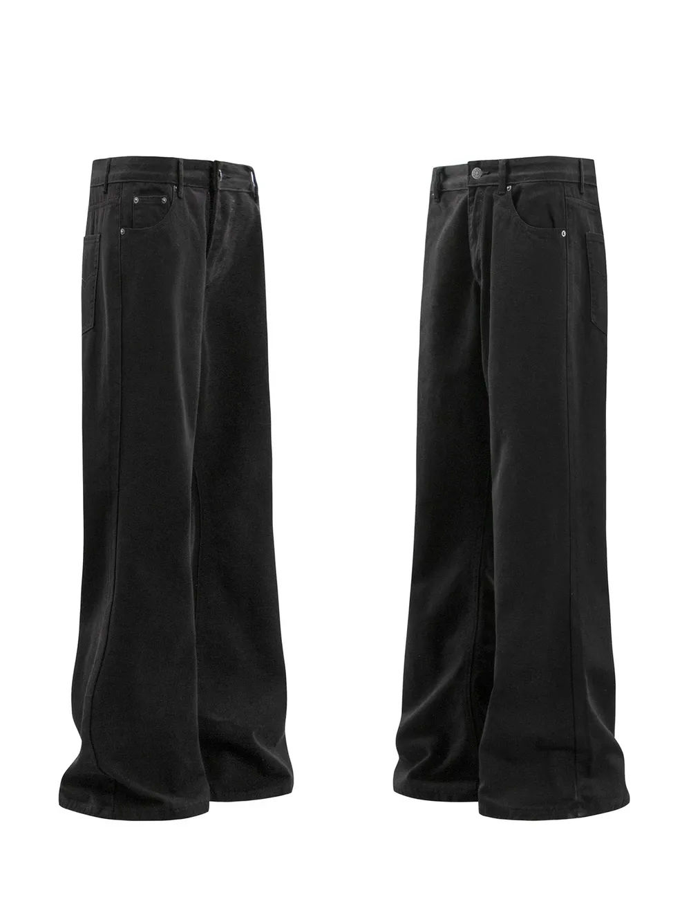 Men's Wide Leg Relaxed Fit Jeans, image 2