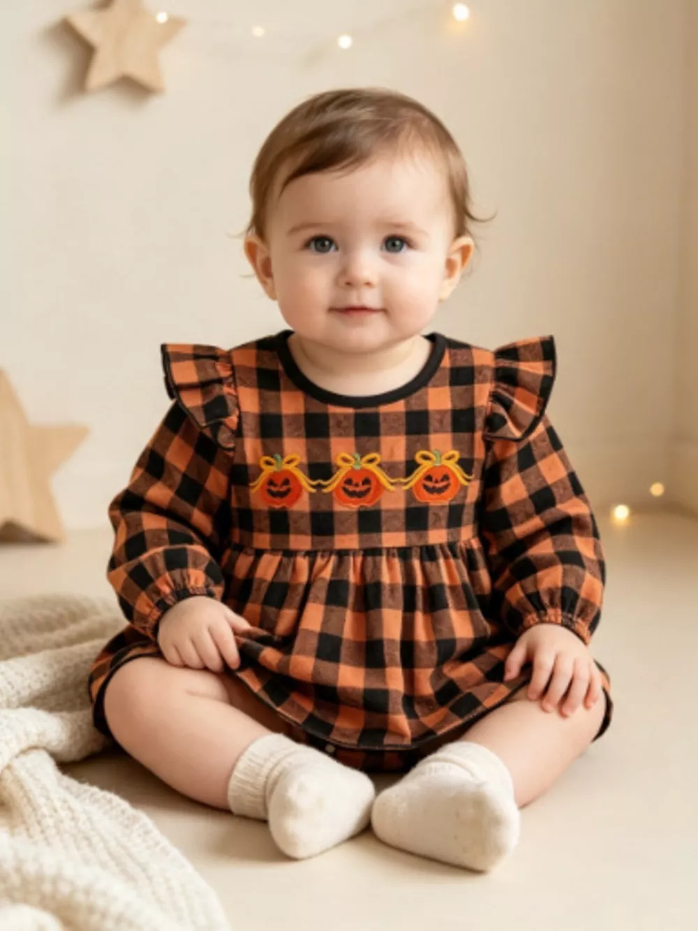 Children's Halloween Long Sleeve Bodysuit Dress