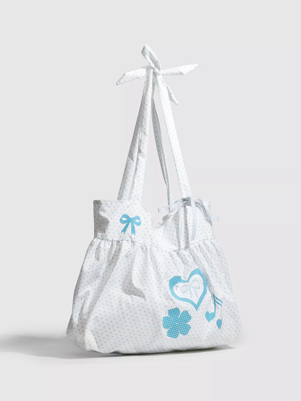 Polka Dot Heart Shoulder Bag, image 3