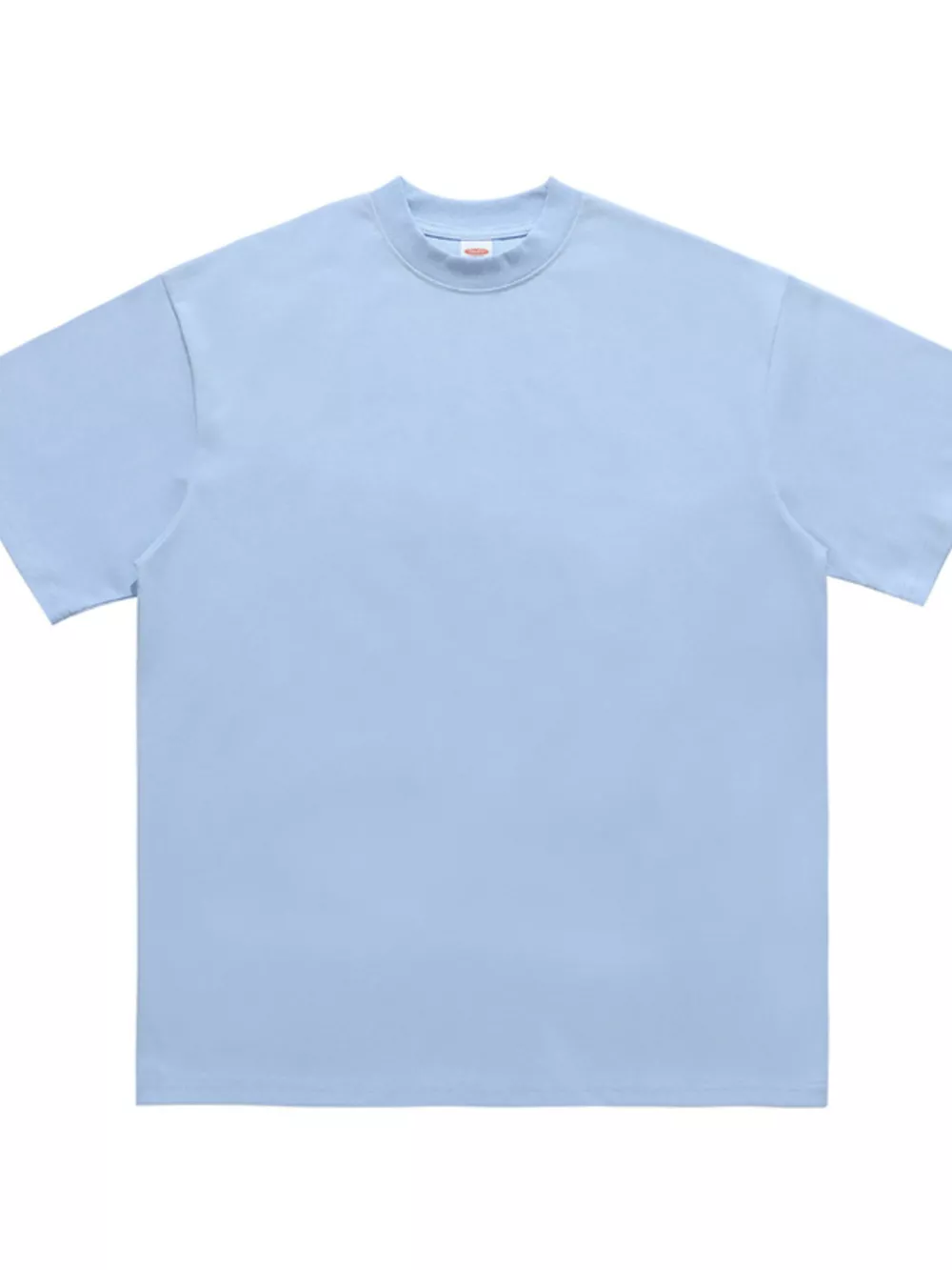 Men's Oversized Solid Color Crew Neck T-Shirt, image 7