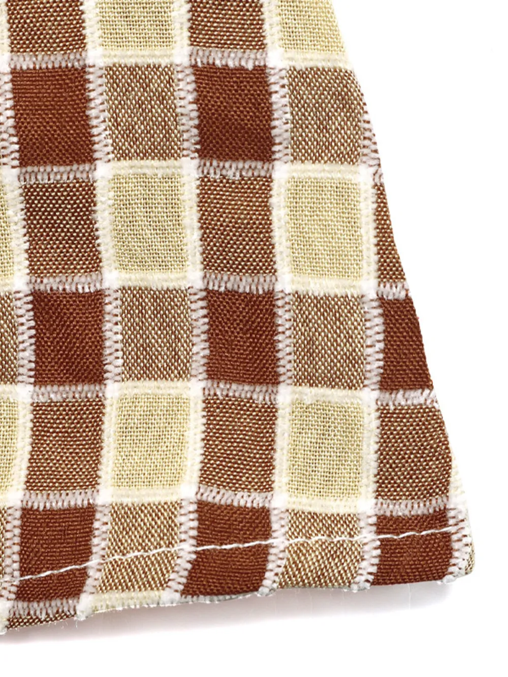 Plaid Smocked Tube Top, image 2