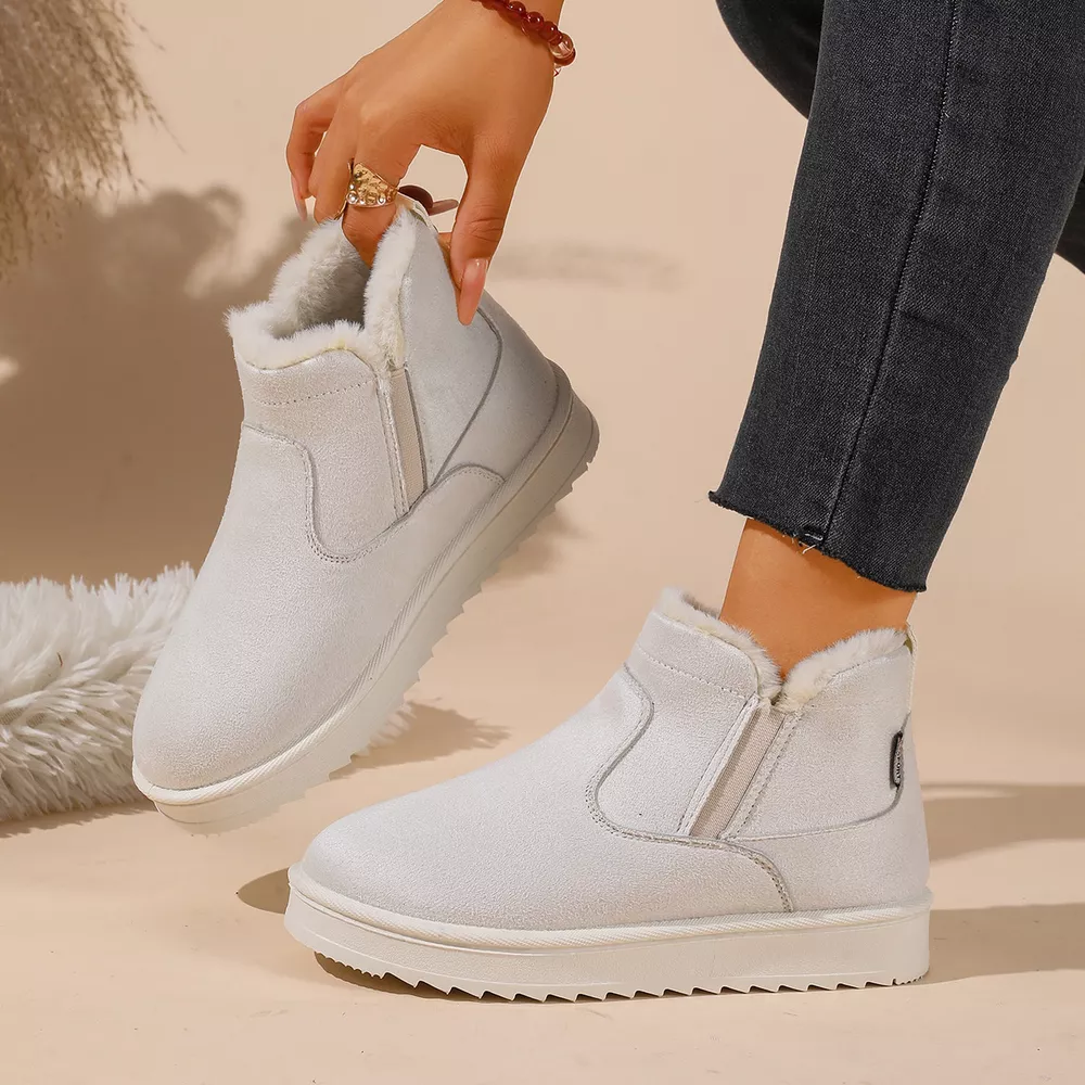 Plush Lined Winter Ankle Boots, image 12