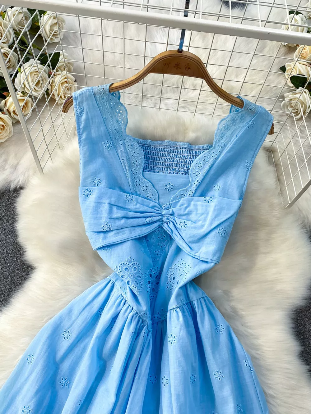 Lace Detail Sleeveless Dress, image 5