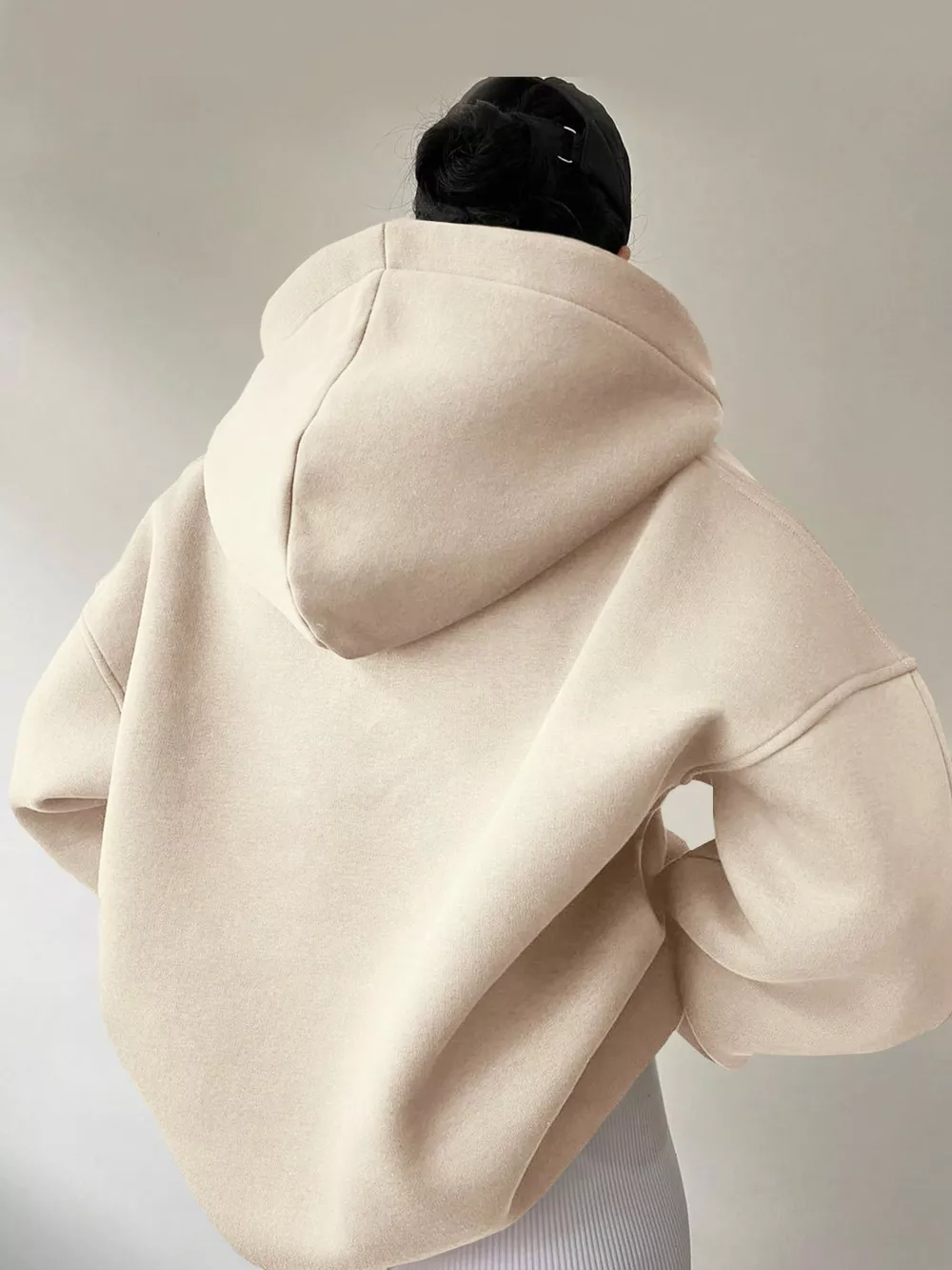 Dropped Shoulder Long Sleeve Sweatshirt, image 29