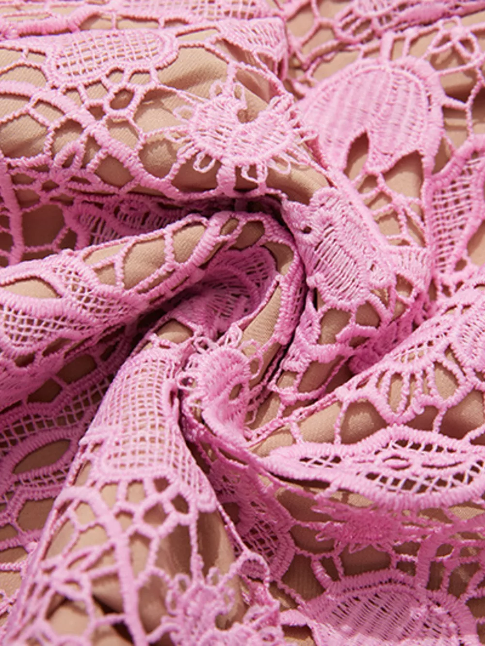 Lace Button-Up Midi Dress, image 17