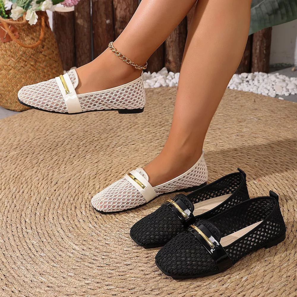 Square Toe Slip-Ons, image 2