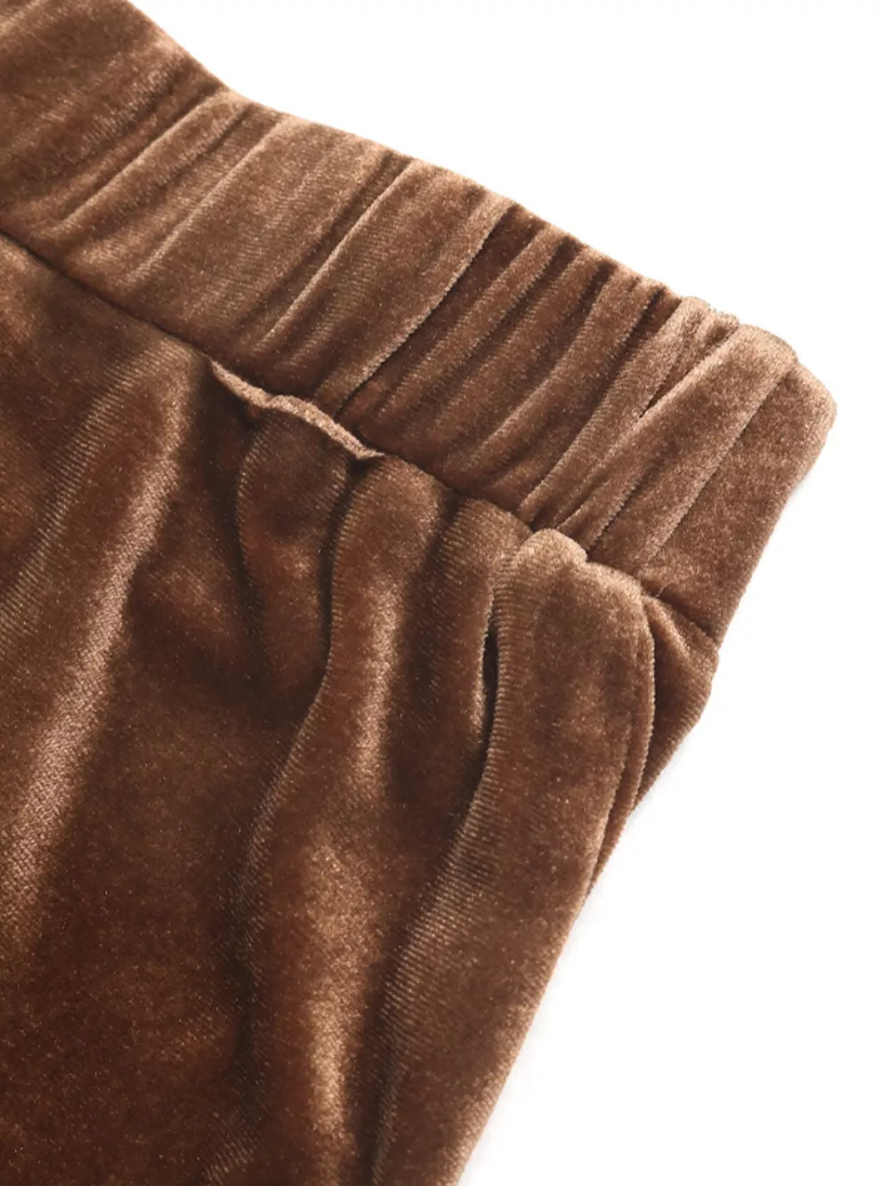 Velvet Tiered Midi Skirt, image 3