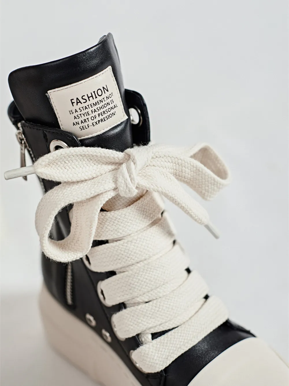 Platform Lace Up Contrast Sneakers, image 5