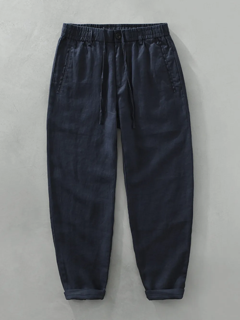 Men's Plus Size Drawstring Wide Leg Pants, image 5