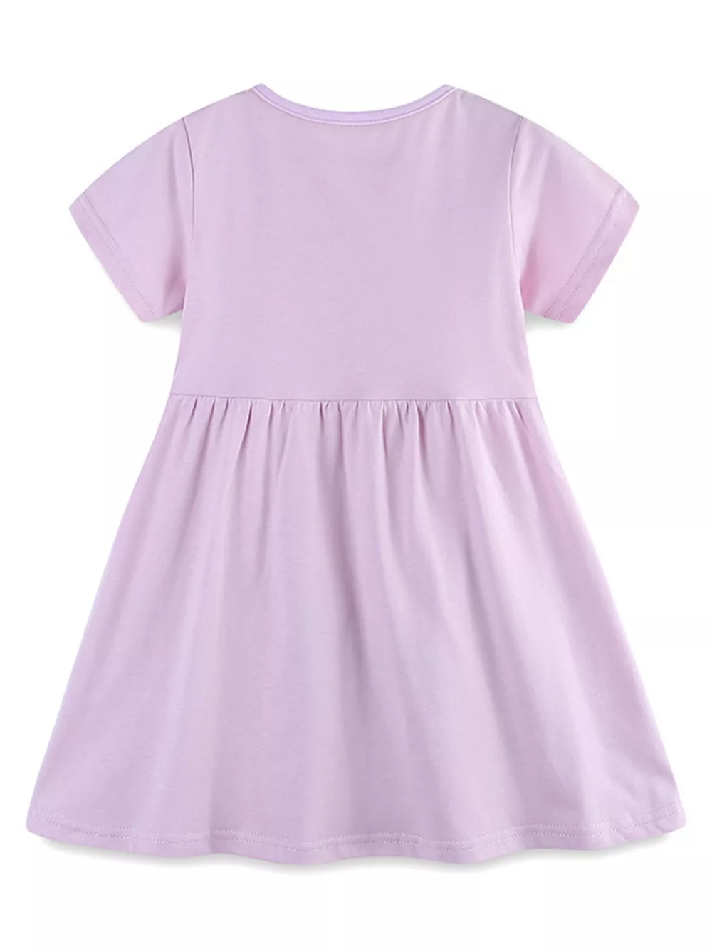 Children's Rainbow Print Casual Short Sleeve Dress, image 5