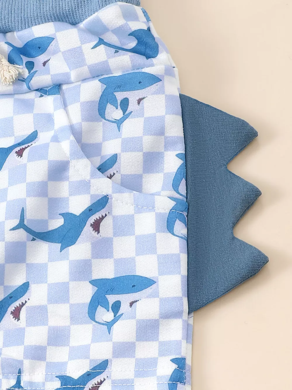 Children‘s Shark Hoodie & Shorts Set, image 5