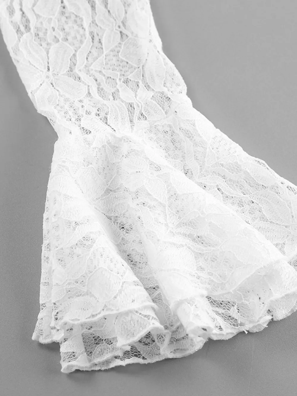 Ruffle Lace Flounce Sleeve Blouse, image 11