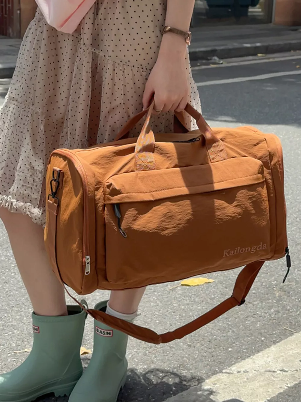 Oxford Cloth Duffel Bag, image 3