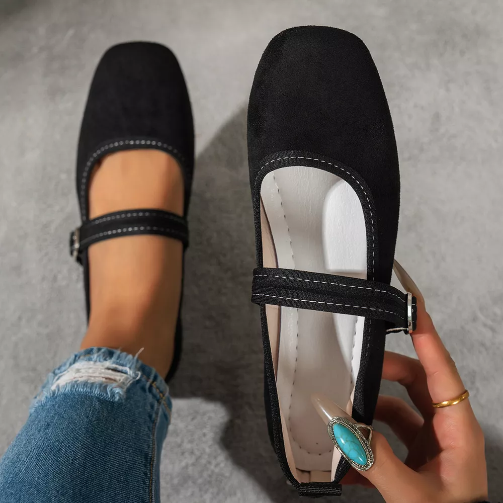 Square Toe Slip-Ons, image 3