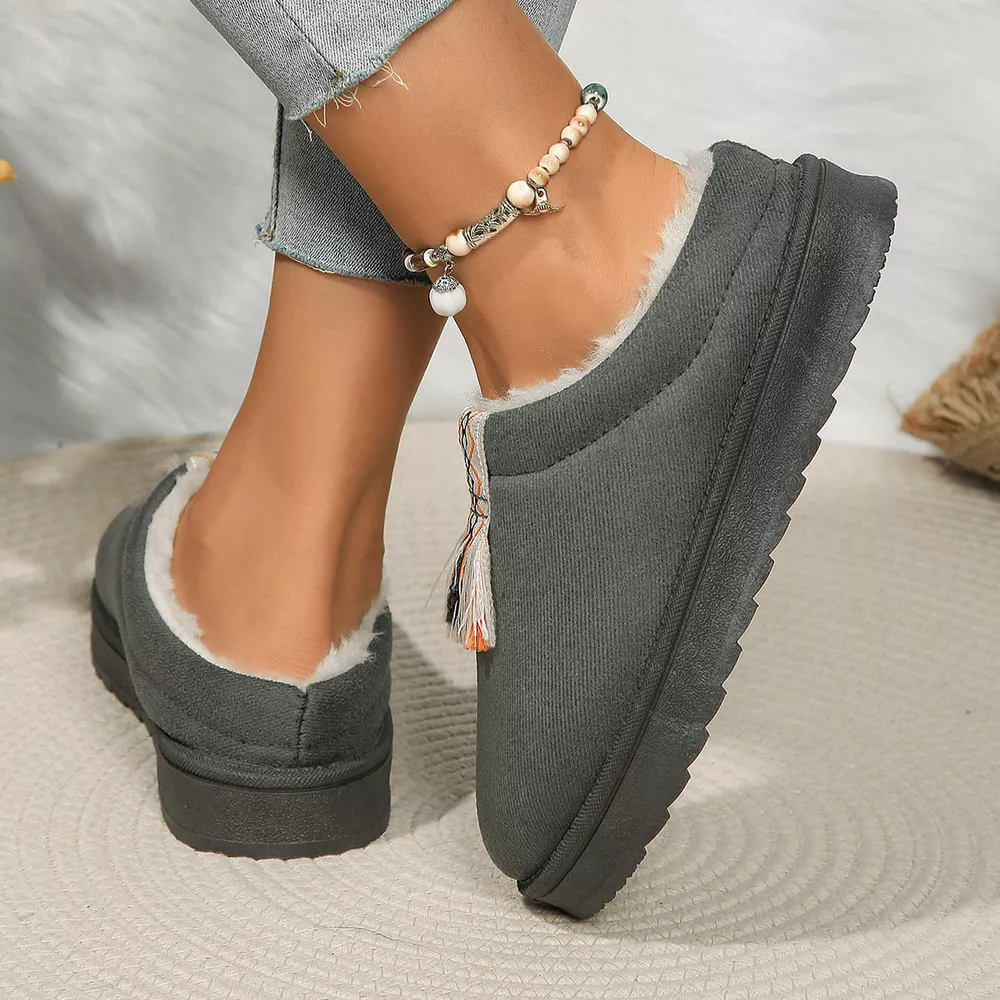 Round Toe Platform Slippers, image 7