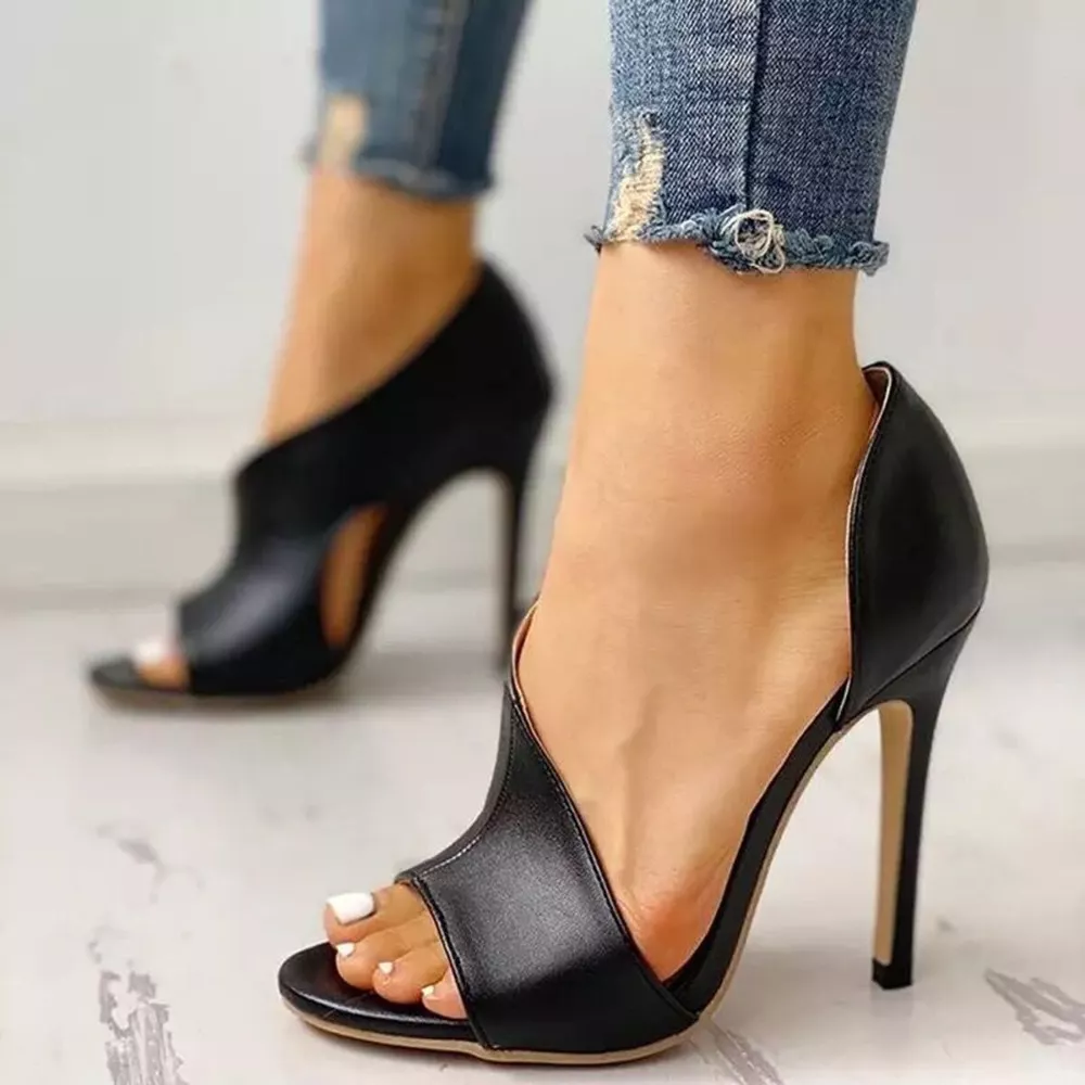 Open Toe Stiletto Sandals, image 2