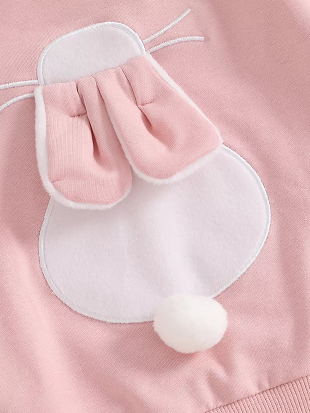 Children's Bunny Applique Top and Pants Outfit Set, image 14