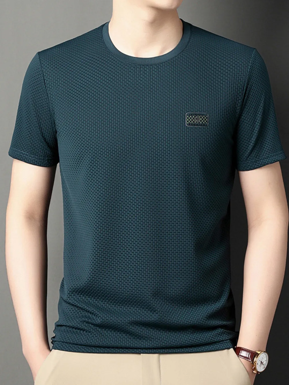 Men's Plus Size Breathable Short Sleeve T-Shirt, image 10