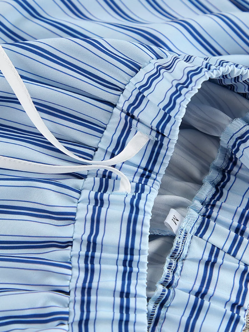 Striped Cami & Shirt and Pants Lounge Set, image 9