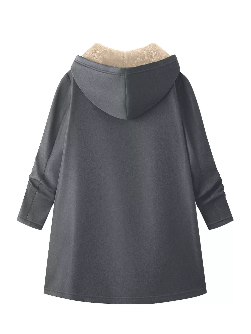Fleece-Lined Zip Up Hooded Outerwear, image 6