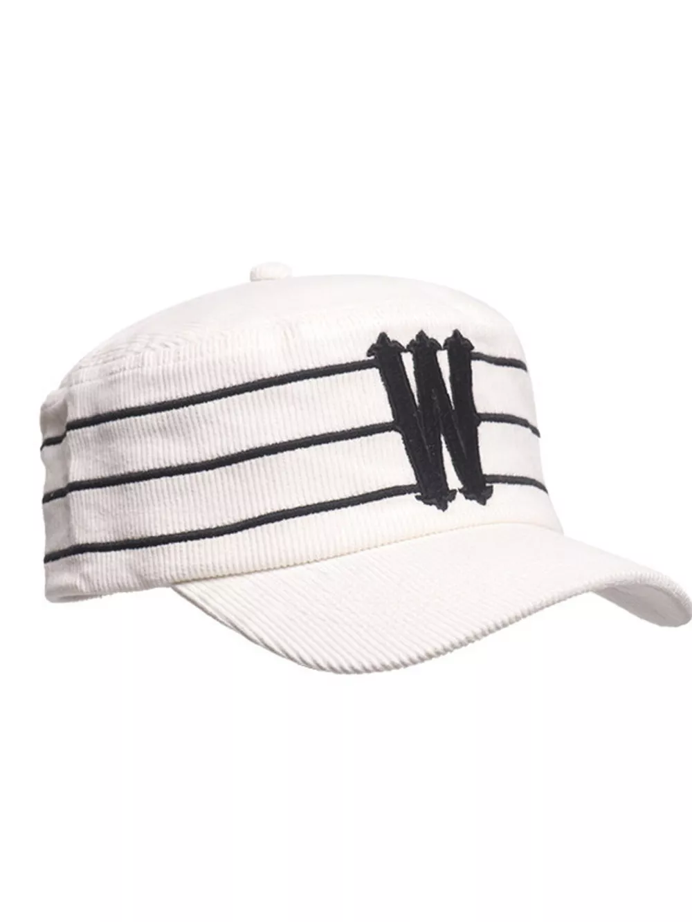 Striped Letter 'W' Baseball Cap, image 5