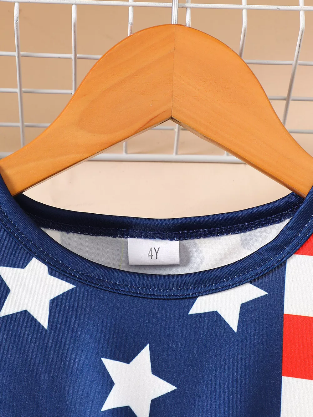 Children's Patriotic Star & Stripe Tulle Dress, image 3