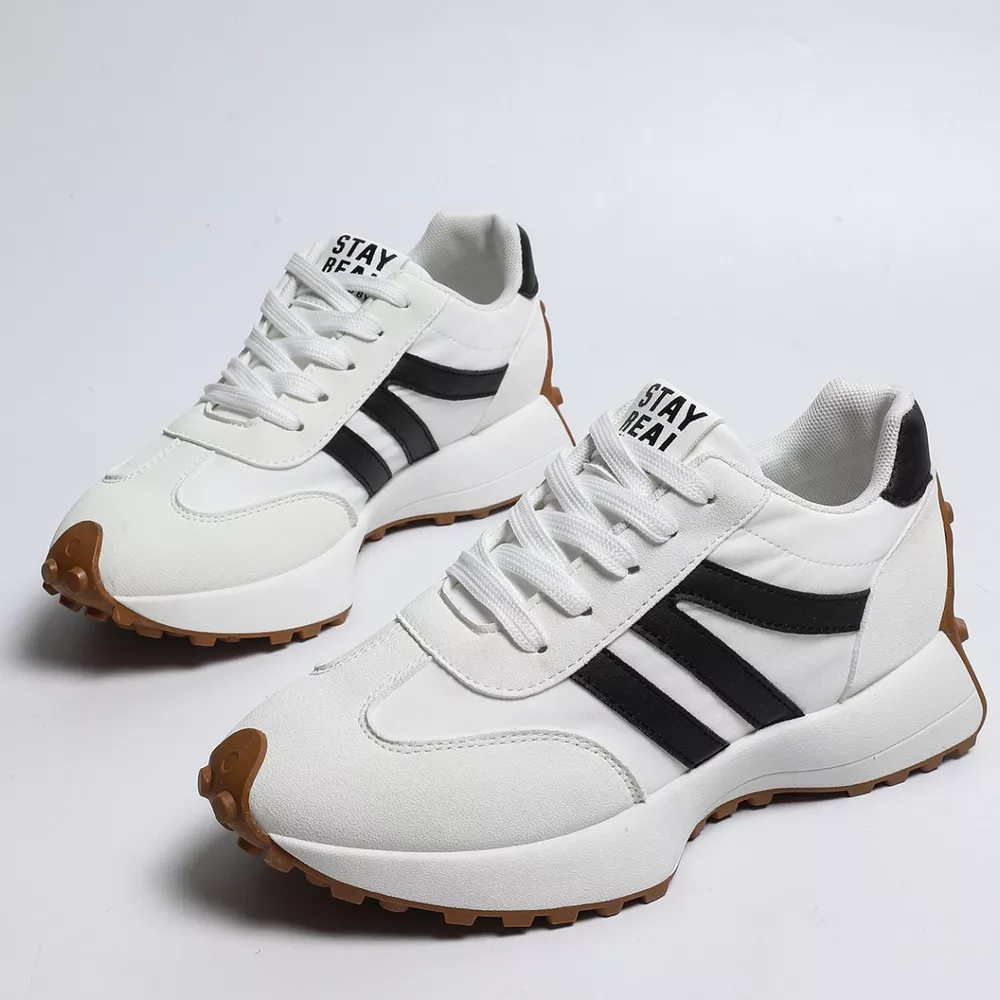 Round Toe Lace Up Sneakers, image 4