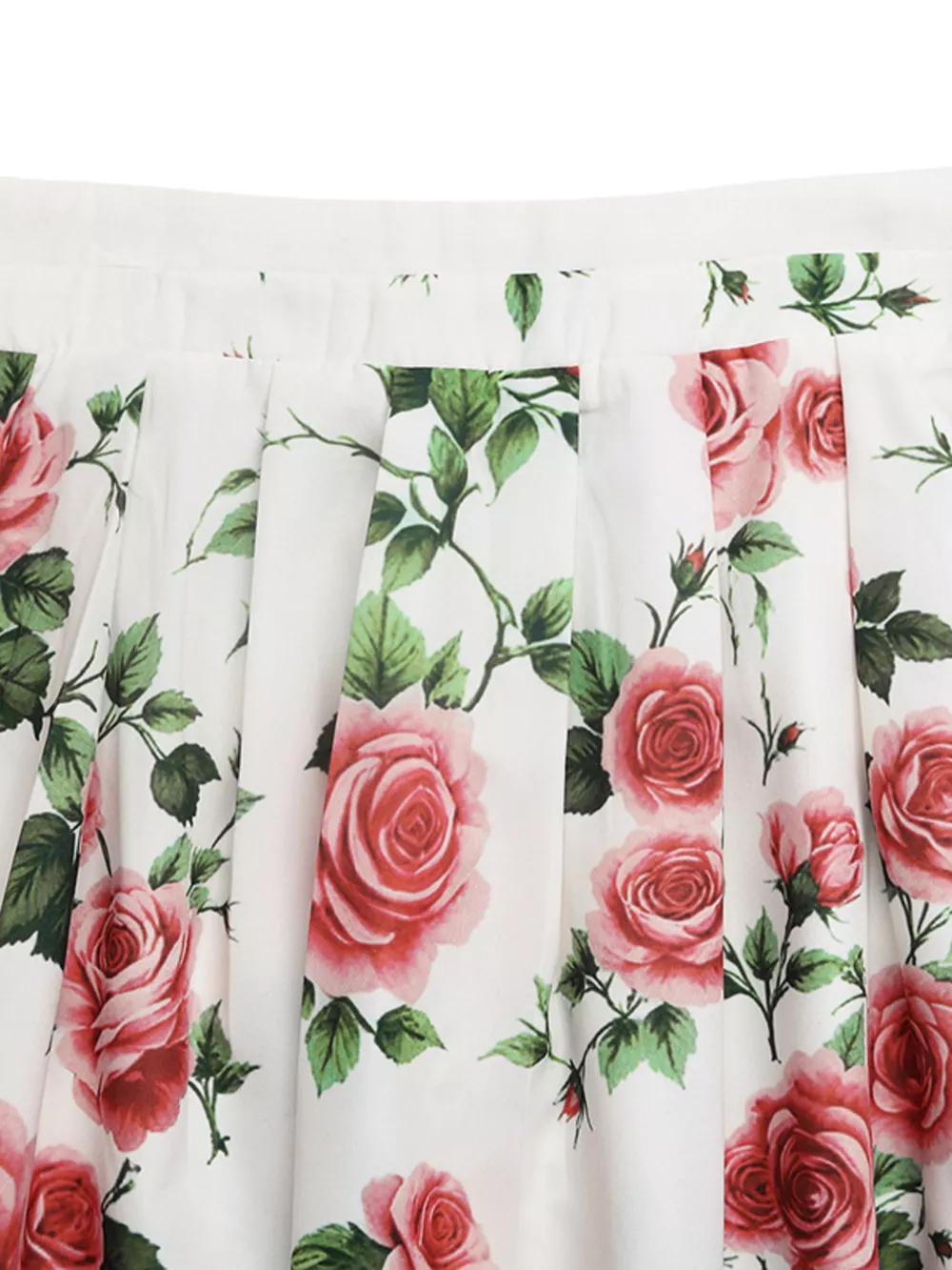 Rose Print Flowy Maxi Skirt, image 6