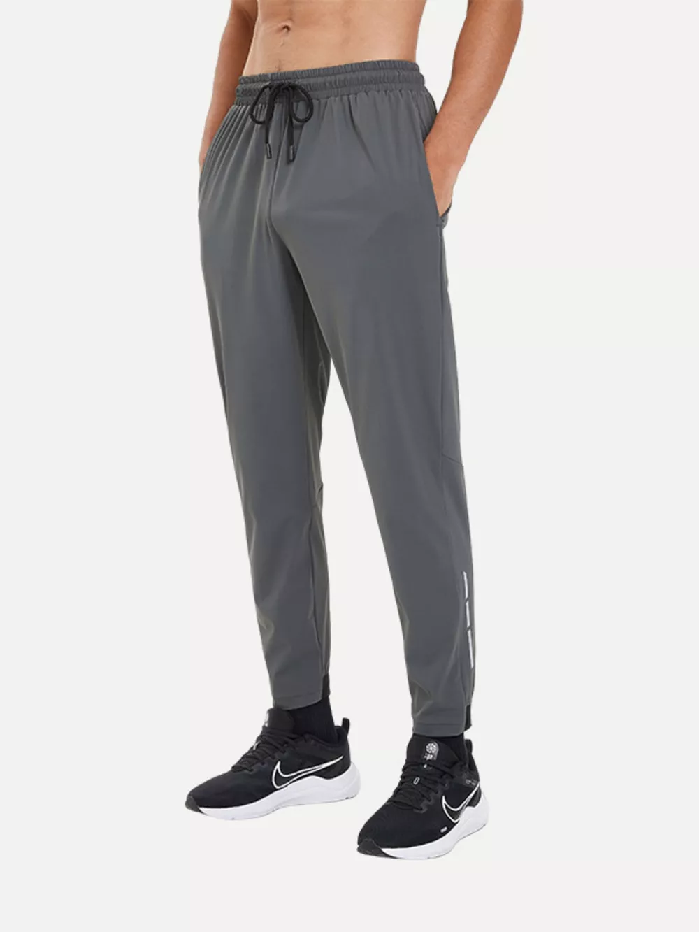 Men's Plus Size High-Waisted Drawstring Active Jogger Pants, image 3