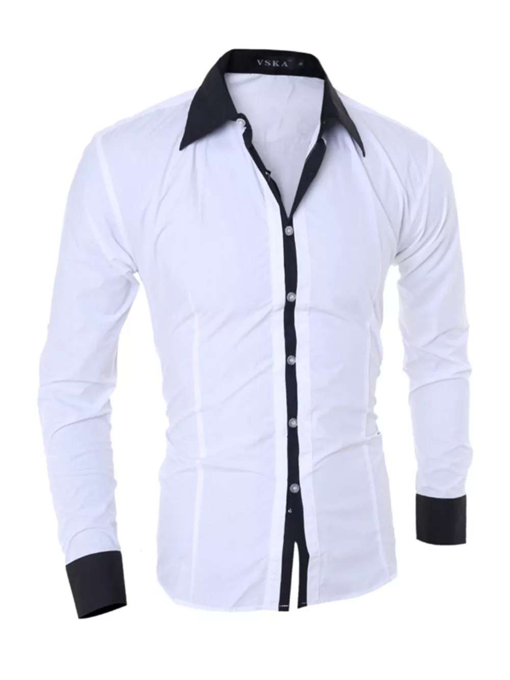 Men's Slim Fit Long Sleeve Shirt, image 11