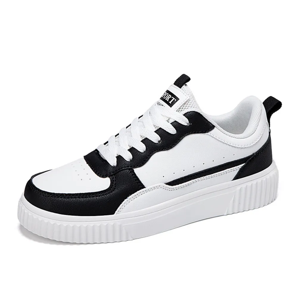 Lace Up Contrast Platform Sneakers, image 6