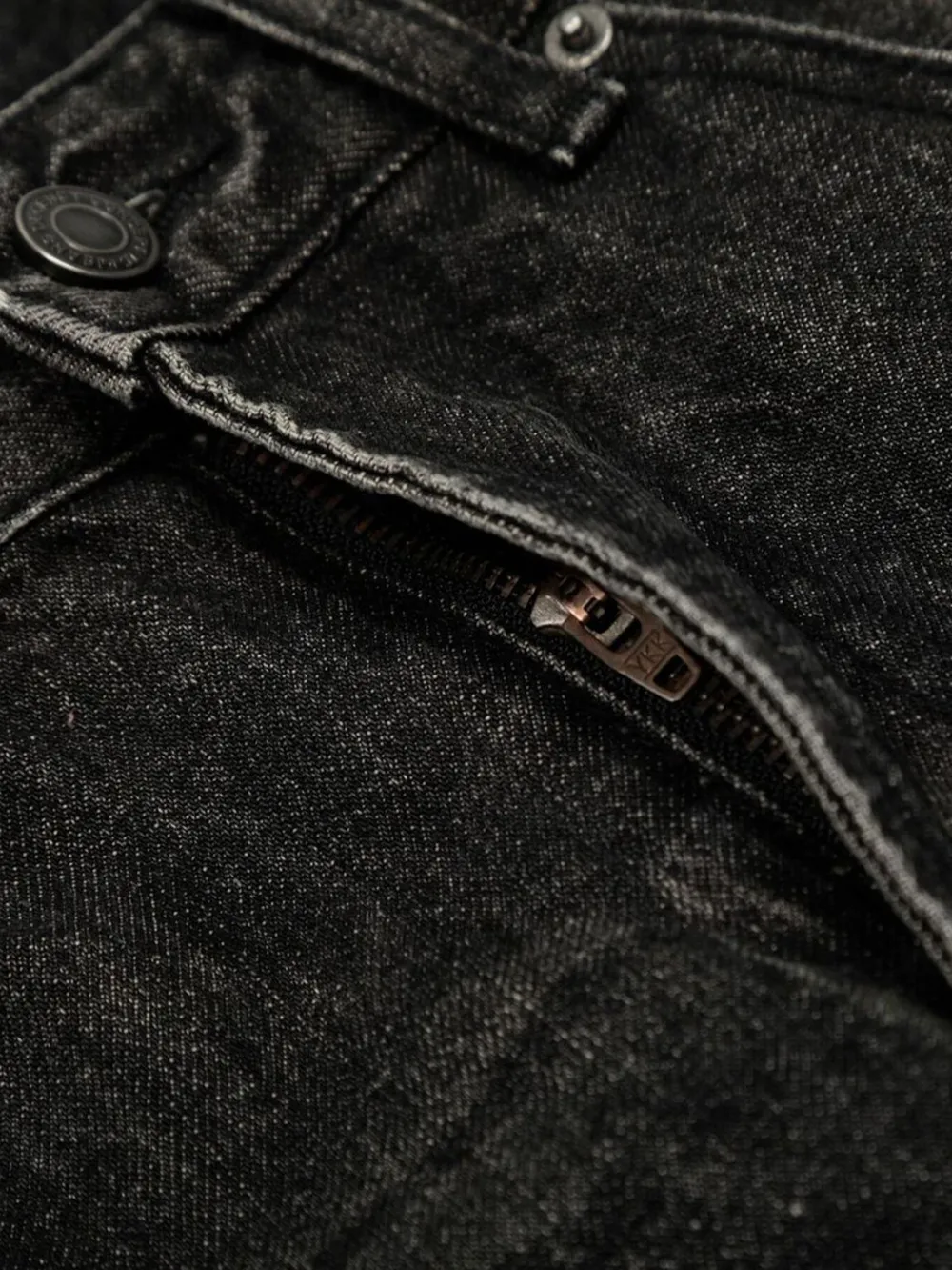 Men's Distressed Washed Straight Jeans, image 8