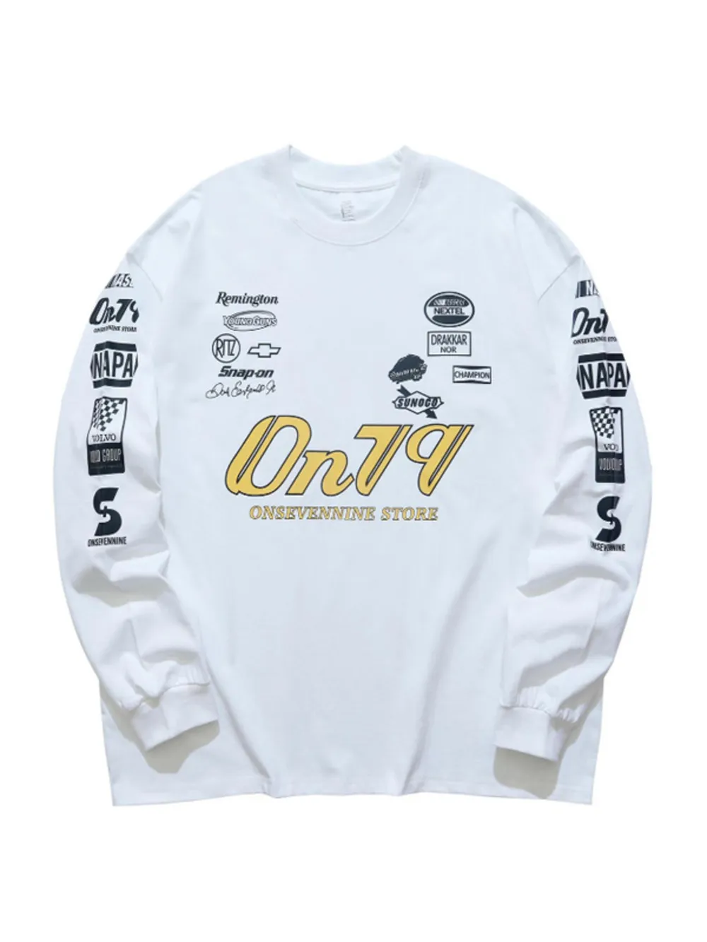Men's Graphic Round Neck Long Sleeve T-Shirt, image 2