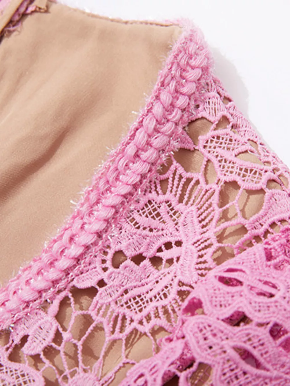 Lace Button-Up Midi Dress, image 12