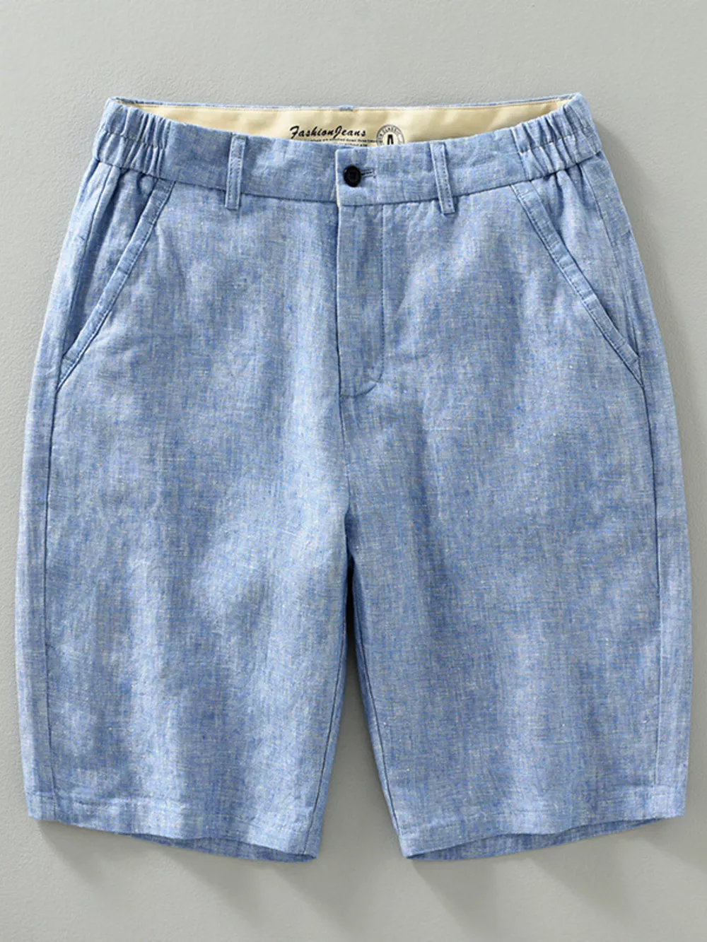 Men's Plus Size Casual Pocketed Shorts, image 3