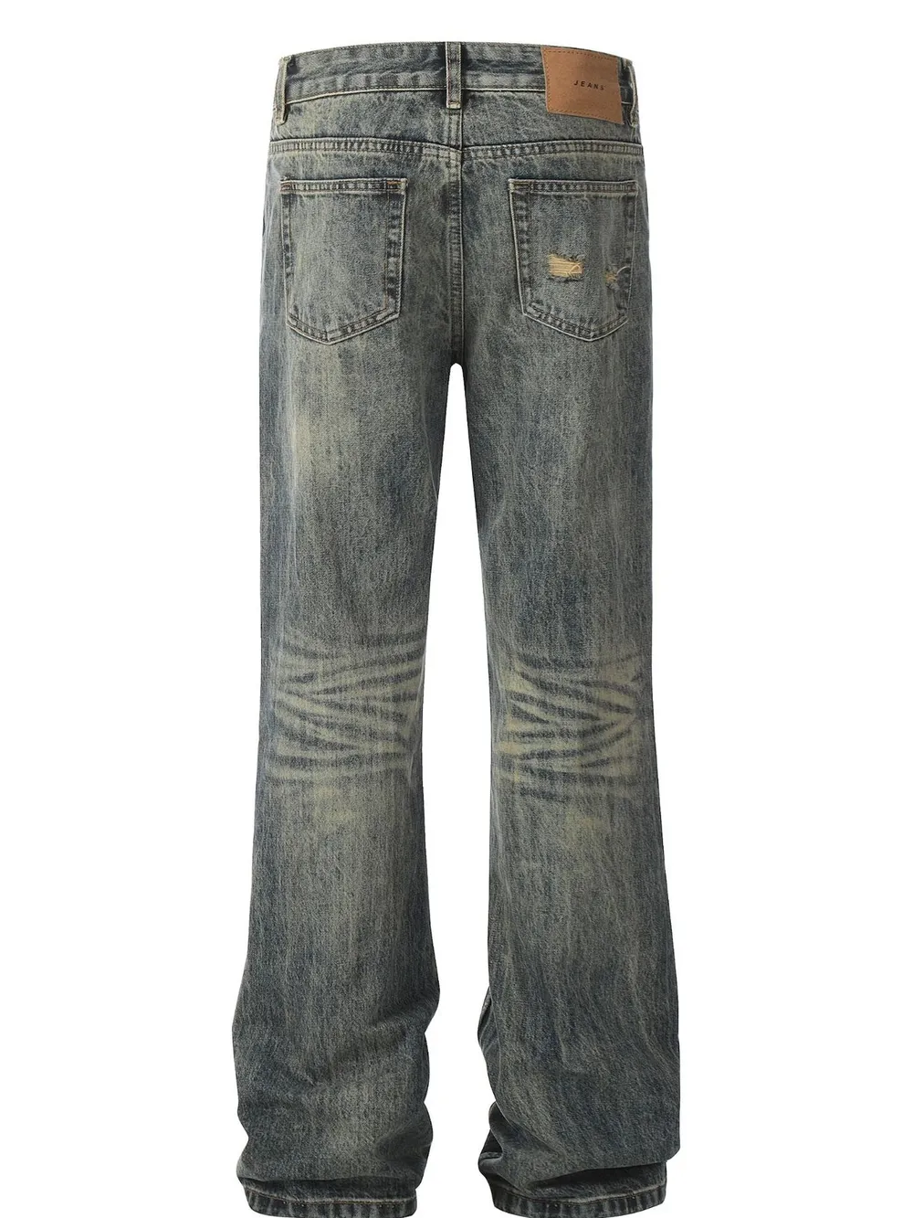 Men's Wash Straight Leg Jeans, image 2