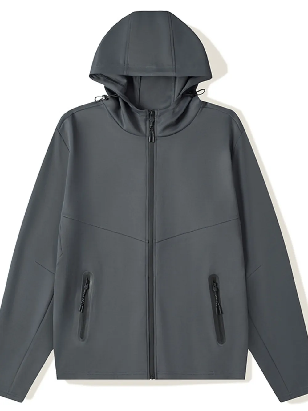 Men's Plus Size Zip Up Long Sleeve Hoodie, image 3