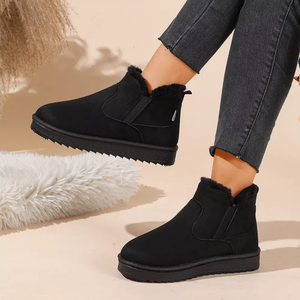 Plush Lined Winter Ankle Boots, image 7