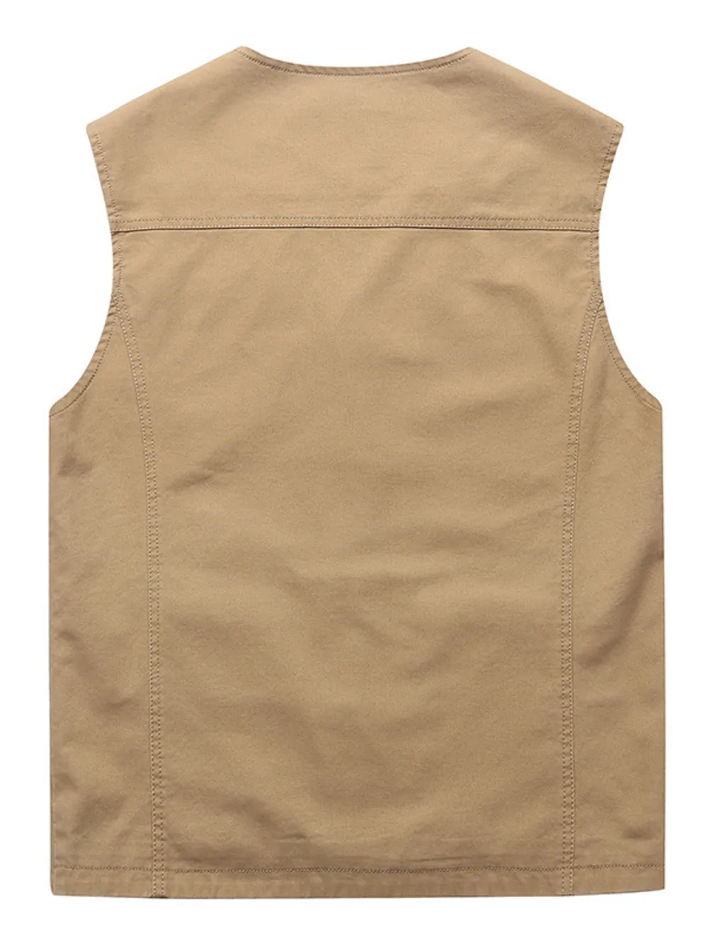 Men's Plus Size Button Up Vest, image 3
