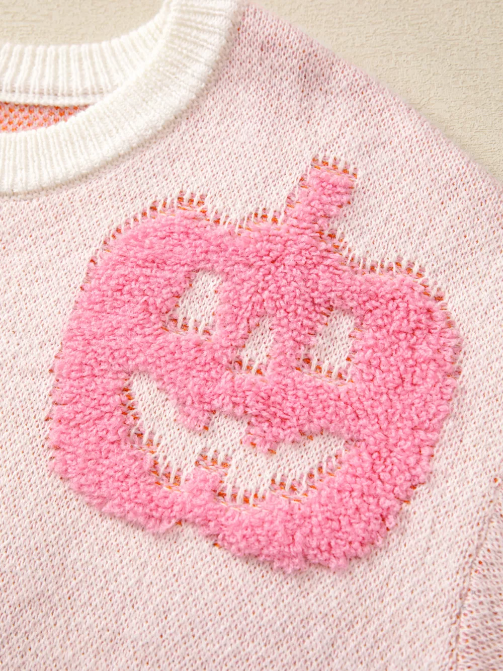 Halloween Cute Pumpkin Pattern Sweater, image 4