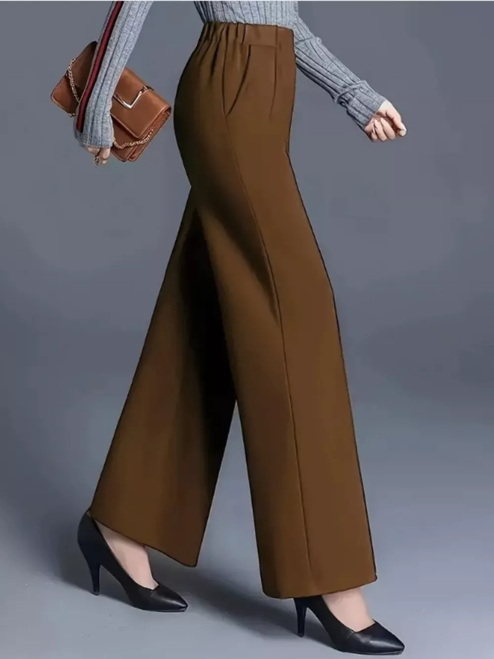 Wide Leg High Waist Pants, image 4