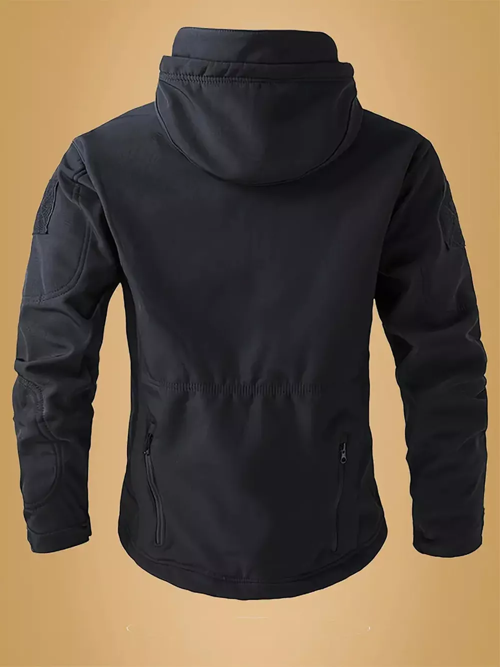 Men's Zip Up Long Sleeve Hooded Jacket, image 4
