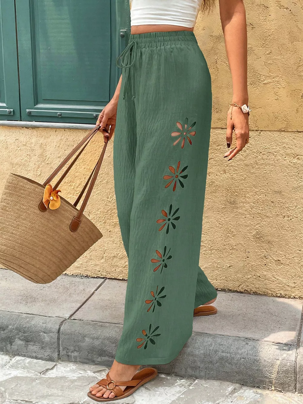 Casual Wide-Leg Pants, image 15