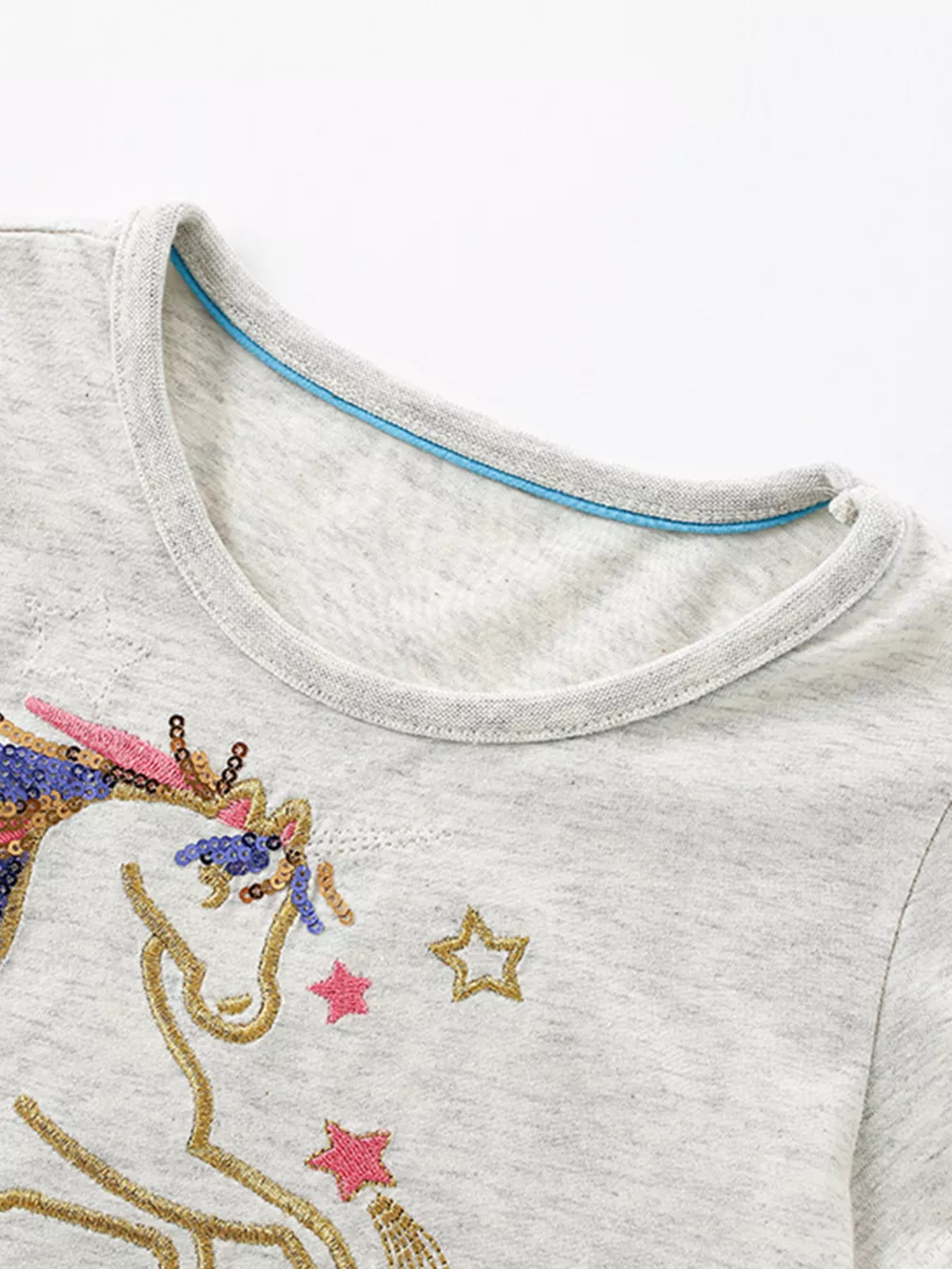Children's Unicorn Sequin Embroidered Tulle Dress, image 3