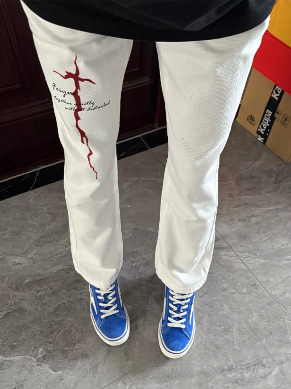 Men's Full Size Casual Bootcut Pants, image 5
