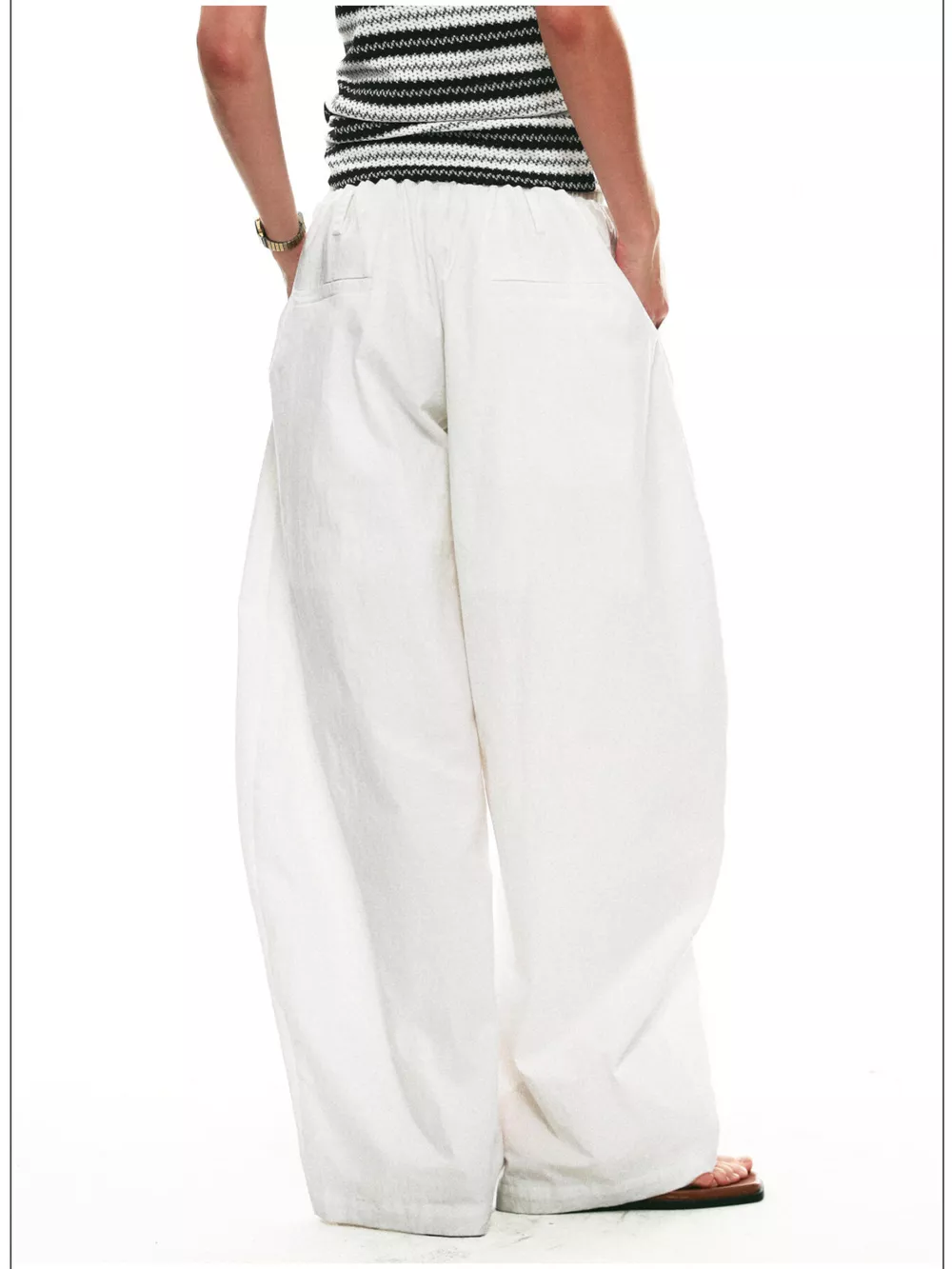 Drawstring Wide-Leg Pants, image 14