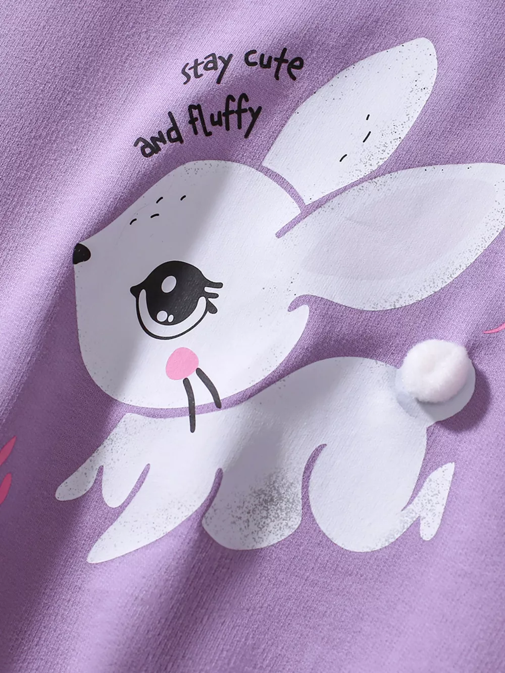 Children's Bunny Half Sleeve Top and Shorts Set, image 6