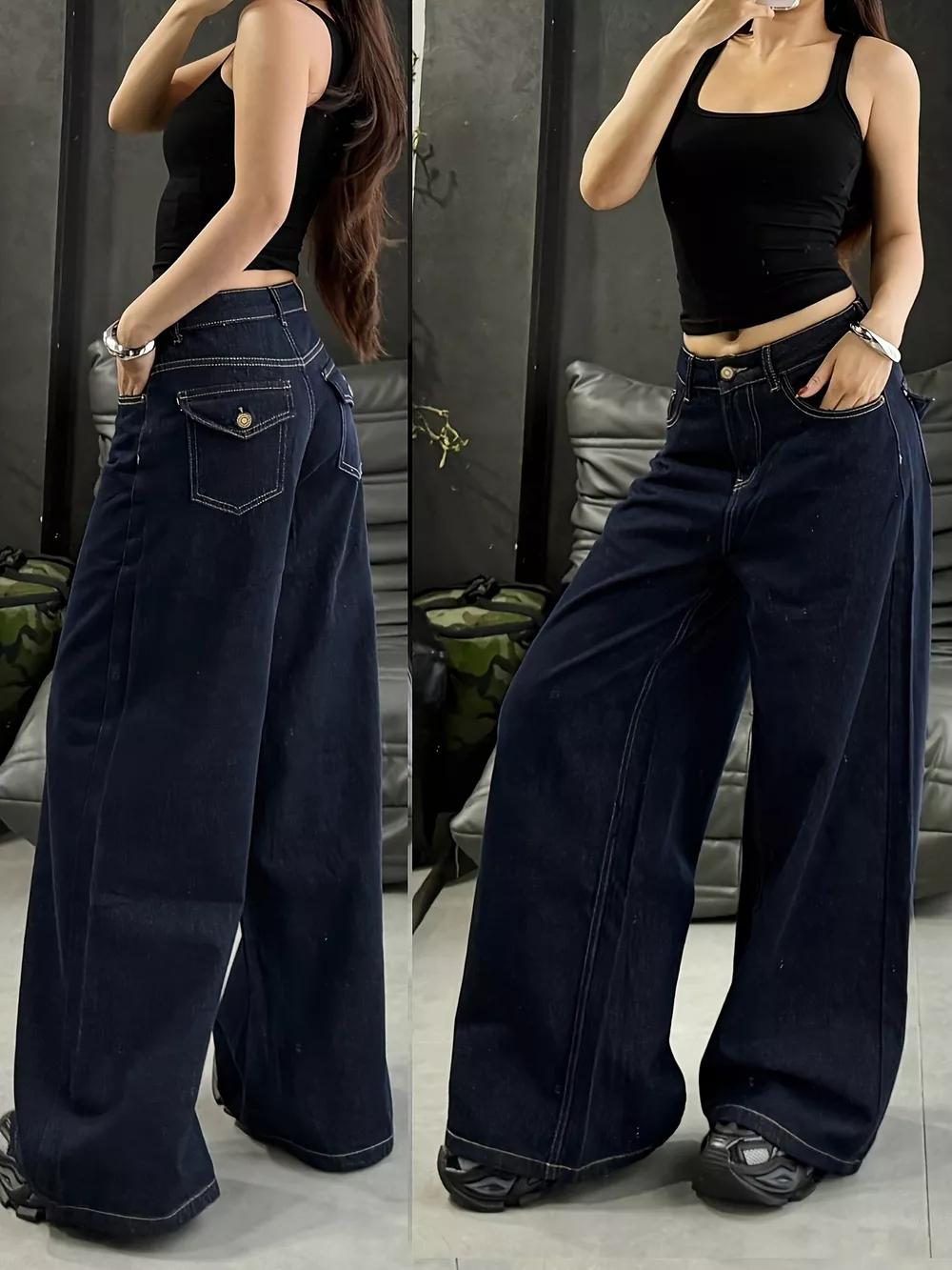 Wide Leg Jeans, image 4